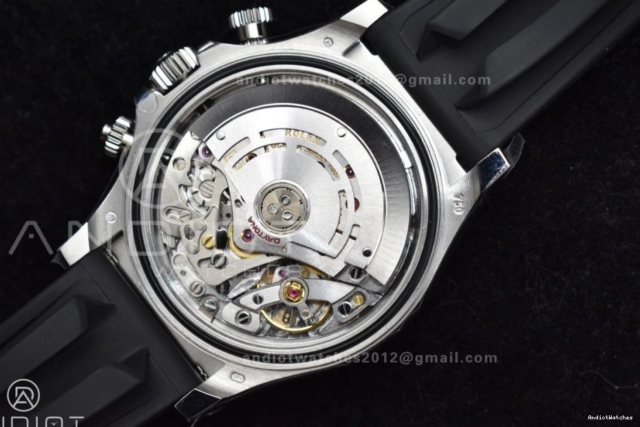 on Edition 116519 Daytona Contemporary Black Dial 768 Best Rubber Oysterflex Strap 1:1 Diamonds SA BTF 0108